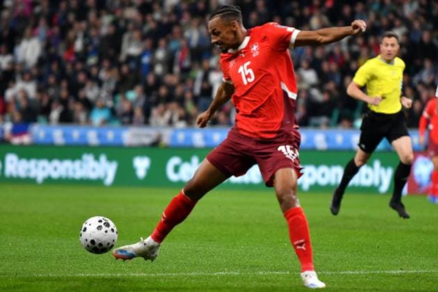 Ljubljana, Slovenia, October 13th 2025, Djibril Sow of Switzerland in action during the UEFA European Qualifiers for 2026 World Cup, Group B match between Slovenia and Switzerland at Stadium Stozice, Ljubljana, Slovenia. (Photo by Natasa Kupljenik Sports Press Photo) Copyright: xNatasaxKupljenikx xSPPx Sportspressphoto_SPR42153