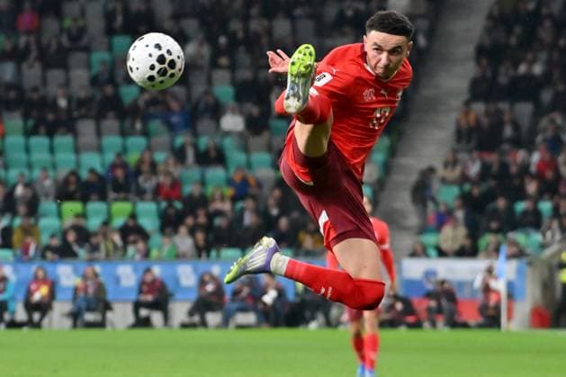 Ljubljana, Slovenia, October 13th 2025, Ruben Vargas of Switzerland in action during the UEFA European Qualifiers for 2026 World Cup, Group B match between Slovenia and Switzerland at Stadium Stozice, Ljubljana, Slovenia. (Photo by Igor Kupljenik Sports Press Photo) Copyright: xIgorxKupljenikx xSPPx Sportspressphoto_SPR42182