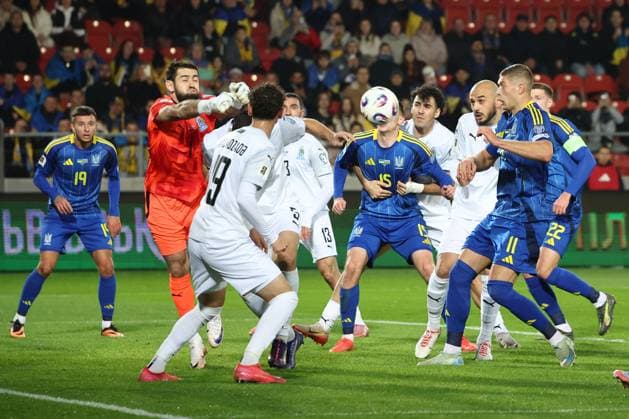 World Cup European Qualifiers Match Ukraine - Azerbaijan Shakhrudin Magomedaliyev during the football World Cup European Qualifiers match Ukraine - Azerbaijan at Cracovia Stadium in Krakow, Poland on October 13, 2025. Krakow Poland  Copyright: xJakubxPorzyckix originalFilename:porzycki-worldcup251013_npGsW.jpg