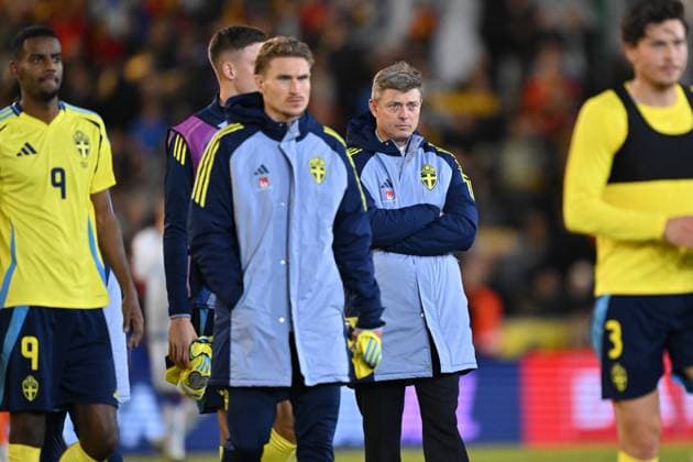 GÖTEBORG, SVERIGE 20251013 Sveriges förbundskapten Jon Dahl Tomasson efter förlusten i mandagens VM-kvalmatch i grupp B mellan Sverige och Kosovo pa Ullevi, 13 oktober 2025 i Göteborg, Sverige. GÖTEBORG SVERIGE x9200x Copyright: xBjörnxLarssonxRosvall TTx VM-KVAL SVERIGE-KOSOVO