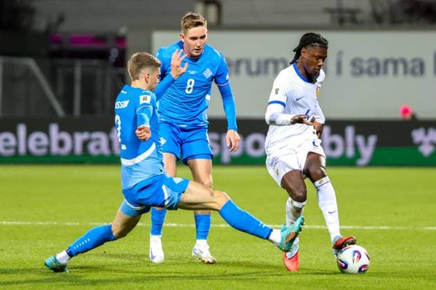 Football mens. FIFA World Cup, WM, Weltmeisterschaft, Fussball Qualifiers. Iceland - France. 13.10.25. Reykjavik, Iceland Copyright: xPawelxCx 1J8A2002