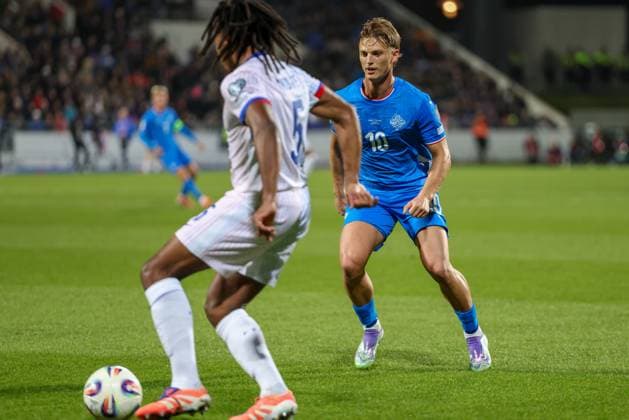 Football mens. FIFA World Cup, WM, Weltmeisterschaft, Fussball Qualifiers. Iceland - France. 13.10.25. Reykjavik, Iceland Copyright: xPawelxCx 1J8A2013
