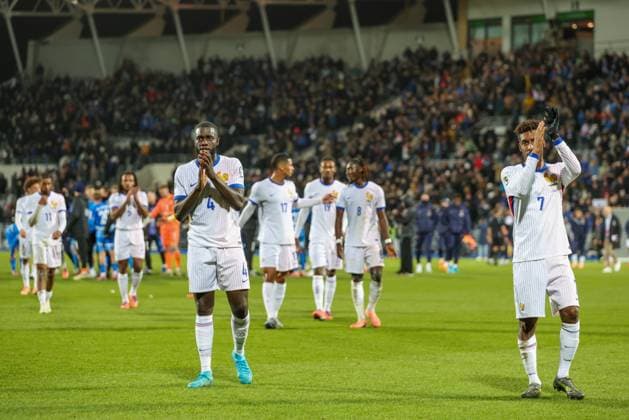 Football mens. FIFA World Cup, WM, Weltmeisterschaft, Fussball Qualifiers. Iceland - France. 13.10.25. Reykjavik, Iceland Copyright: xPawelxCx 1J8A2439