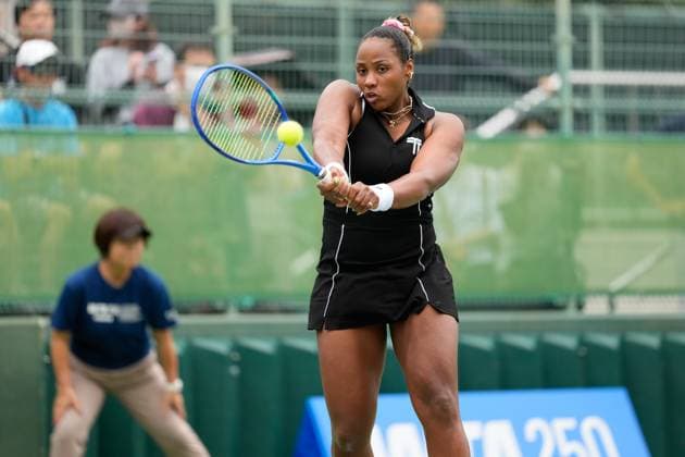 Taylor Townsend (USA), OCTOBER 13, 2025 - Tennis : Singles Qualifying Match at Morita Tennis Center Utsubo during Kinoshita Group Japan Open Tennis Championships 2025 in Osaka, Japan. Noxthirdxpartyxsales  aflo_306803107