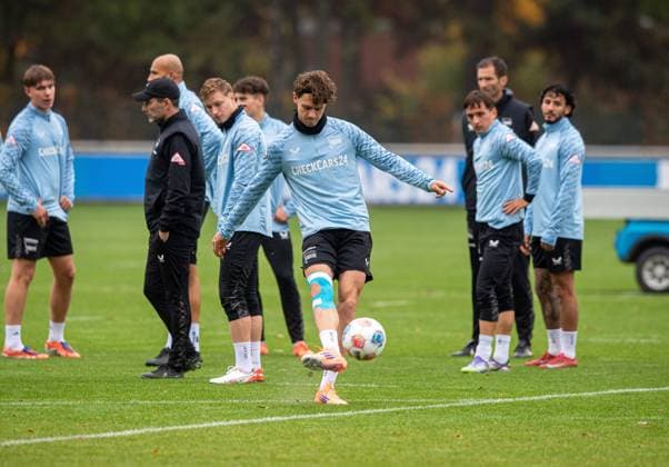 Fussball, Herren, Saison 2025 26, 2. Bundesliga, Hertha BSC, Training, Linus Gechter (Hertha BSC), 14.10. 2025,