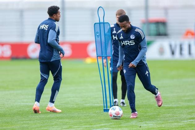 14.10.2025, Fussball, Saison 2025 2026, Training FC Schalke 04, Moussa Sylla (FC Schalke 04), Gelsenkirchen Trainingsgelände FC Schalke 04 NRW Deutschland xRHR-FOTO YYx Copyright: RHR-FOTOx RHR-FOTO YY