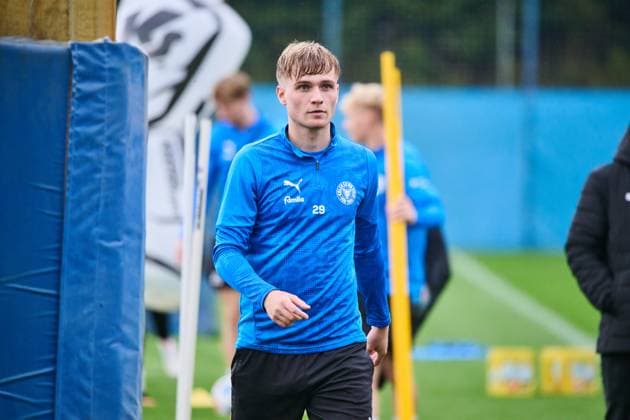 14.10.2025, Fußball, Herren, 2.BL, Saison 2025 2026, Training Holstein Kiel (KSV) Niklas Niehoff Kiel, Projensdorf Projensdorf, Trainigsplatz Schleswig-Holstein Deutschland