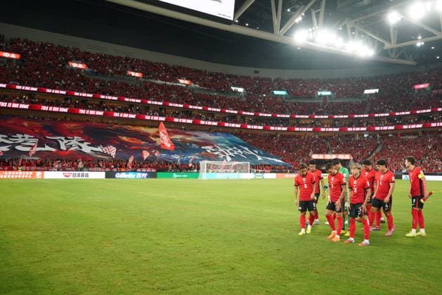 AFC Asian Cup Qualifiers: Hong Kong vs Bangladesh Team Hong Kong on the pitch during the AFC Asian Cup Qualifiers between Hong Kong and Bangladesh at Kai Tak Stadium on October 14, 2025 in Hong Kong. (Photo by Ellan Mad Nexpher Images)