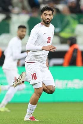MOHAMMAD GHORBANI, Iran, Amichevole, Friendly match, 2025-26, Russia vs Iran 2-1, 10-10-2025, Azione, Action, Single shot CALCIO 2025-26 AMICHEVOLE RUSSIA-IRAN 2-1