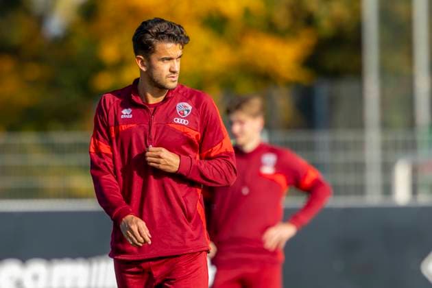 Ingolstadt, Deutschland 14. Oktober 2025: 3. Liga - 2025 2026 - FC Ingolstadt 04 - Training Im Bild: Frederik Carlsen (FCI) Trainingsgelände Audi Sportpark Bayern Copyright: xFotostandx xSchäferx