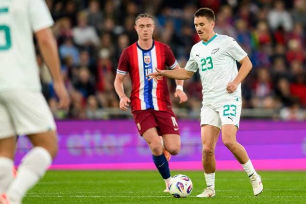 251014 Ryan Thomas of New Zealand during the International Friendly, Länderspiel, Nationalmannschaft football match between Norway and New Zealand on October 14, 2025 in Oslo. Photo: Marius Simensen BILDBYRAN COP 238 MM0045 bbeng soccer fotball football fotboll privatlandskamp treningskamp international friendly norge norway new zealand Copyright: MARIUSxSIMENSEN BB251014BB313