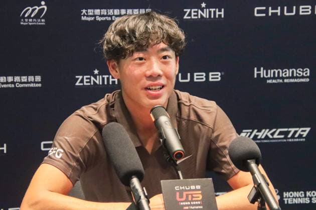 Chubb UTS Hong Kong 2025 Day 1 Coleman Wong™s media session after losing to Andrey Rublev at Kai Tak Arena, Kai Tak Sports Park on October 14, 2025 in Hong Kong. (Photo by Zulu Lo TMHK via Nexpher Images)