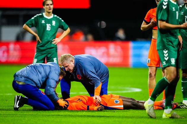 International friendlies: The Netherlands U21, U 21 v Lithuania U21 Emmen - Don-Angelo Konadu of The Netherlands U21 during the a friendly match. The match is set between The Netherlands U21 and Lithuania U21 at De Oude Meerdijk on 14 October 2025 in Emmen, The Netherlands. (VK Sportphoto Yannick Verhoeven) Copyright: xYannickxVerhoevenx