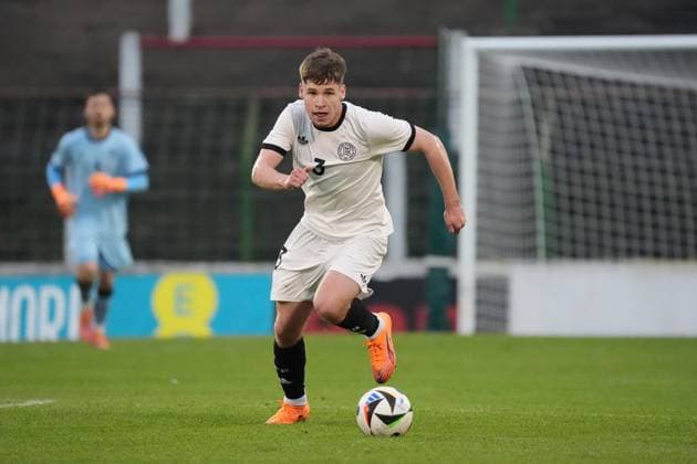 Lukas Ullrich (Deutschland U21, U 21 3) - Belfast 14.10.2025: Nordirland vs. Deutschland U21, EM Qualifikation, The Oval