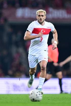 Turkiye v Georgia - 2026 FIFA World Cup, WM, Weltmeisterschaft, Fussball European Qualifiers KOCAELI, TURKIYE - OCTOBER 14: Baris Alper Yilmaz of Turkiye is in action during 2026 FIFA World Cup European Qualifiers Group E football match between Turkiye and Georgia at Kocaeli Stadium in Kocaeli, Turkiye on October 14, 2025. Abdulhamid Hosbas Anadolu Kocaeli Turkey. Editorial use only. Please get in touch for any other usage.  Copyright: x2025xAnadoluxAbdulhamidxHosbasx