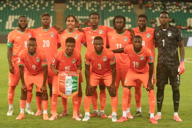 Football FIFA World Cup, WM, Weltmeisterschaft, Fussball Qualifier Ivory Coast v Kenya in Abidjan, Ivory Coast Ivory Coast team pose for a photograph ahead of the FIFA World Cup Group F qualifying match between Ivory Coast and Kenya at Alassane Ouattara Stadium, Abidjan, Ivory Coast on October 14, 2025. Ivory Coast have qualified for the FIFA World Cup 2026. Matrix Image Joseph Zahui Abidjan Ivory Coast  Copyright: xMatrixxImagesx xJosephxZahuix