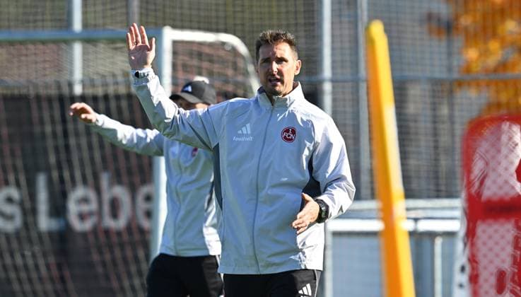 15.10.2025 - Fussball - 2. Fussball - Bundesliga - Saison 2025 2026 - 1. FC Nürnberg Nuernberg FCN ( Club ) - Training - Sportfoto Zink - xwoxzix - Miroslav Miro Klose ( Trainer 1. FC Nürnberg FCN )