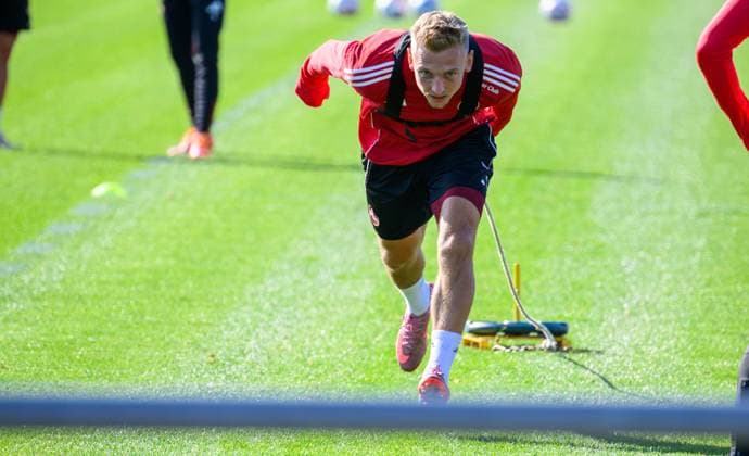 15.10.2025 - Fussball - 2. Fussball - Bundesliga - Saison 2025 2026 - 1. FC Nürnberg Nuernberg FCN ( Club ) - Training - Sportfoto Zink - xwoxzix - Benedikt Kirsch ( U23 )