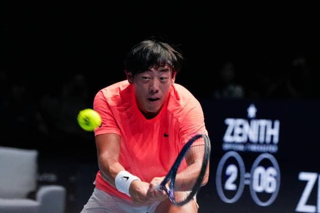 UTS Hong Kong 2025 Day 2 Hong Kong Tennis Player Coleman Wong during a match at UTS Hong Kong on October 15, 2025 in Hong Kong. (Photo by Vernon Yuen Nexpher Images)
