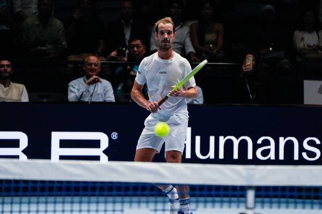 UTS Hong Kong 2025 Day 2 French Tennis Player Richard Gasquet during a match at UTS Hong Kong on October 15, 2025 in Hong Kong. (Photo by Vernon Yuen Nexpher Images)