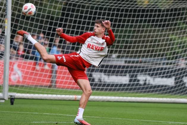 Training, 1. FC Köln, Luc Dabrovski (1. FC Köln), 15.10.2025, Bild: