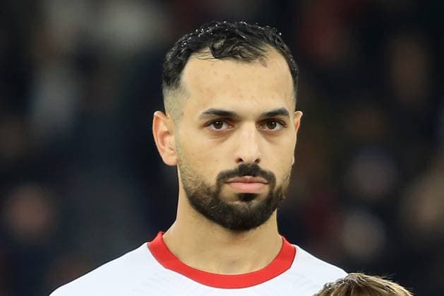 IBRAHIM SADEH, Giordania, Amichevole, Friendly match, 2025-26, Albania vs Jordan 4-2, 14-10-2025, Primo piano, Head shot, Close up CALCIO 2025-26 AMICHEVOLE ALBANIA-GIORDANIA 4-2