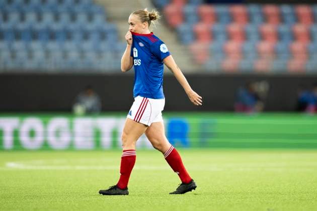 Football Women s Champions League, 2nd round Valerenga Wolfsburg Oslo 20251015 Valerenga s Michaela Kovacs during the Champions League football match between Valerenga and Wolfsburg at Intility Arena Photo Annika Byrde NTB Oslo Norway EDITORIAL USE ONLY RESTRICTED USE FOR BETTING COMPANIES  Copyright: xAnnikaxByrdex xNTBx