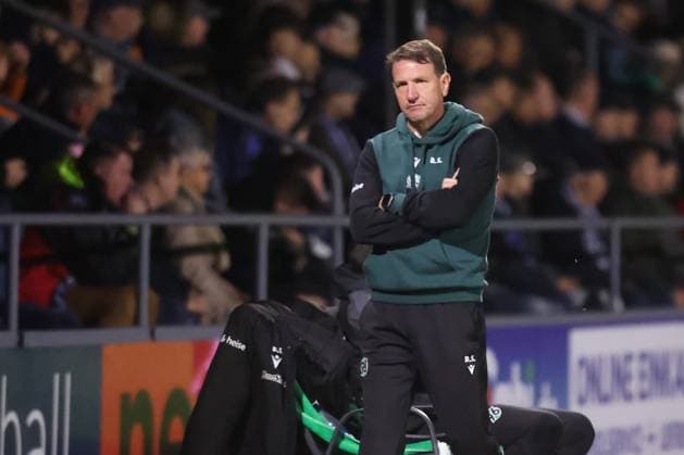 15.10.2025, Fussball, Herren, Regionalliga Nord, 8. Spieltag, BSV Kickers Emden - Hannover 96 II Trainer Daniel Stendel (Hannover 96 II)