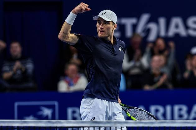 Belgian Raphael Collignon pictured during the European Open ATP, Tennis Herren tennis tournament in Brussels, on Wednesday 15 October 2025. This year s edition of the tournament is taking place from 12 to 19 October 2025. DAVIDxPINTENS  x136893616x