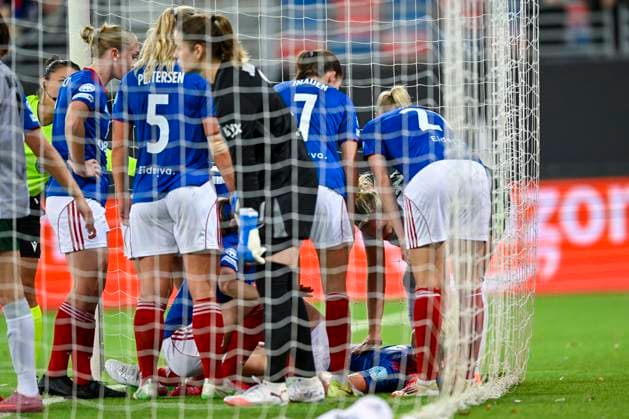 Football Women s Champions League, 2nd round Valerenga Wolfsburg Oslo 20251015 Valerenga s Sara Horte scores the 1 1 goal during the Champions League football match between Valerenga and Wolfsburg at Intility arena Photo Annika Byrde NTB Oslo Norway EDITORIAL USE ONLY RESTRICTED USE FOR BETTING COMPANIES  Copyright: xAnnikaxByrdex xNTBx