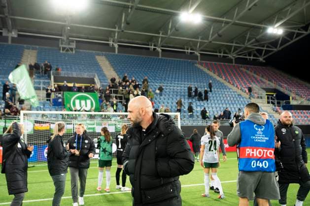 Football Women s Champions League, 2nd round Valerenga Wolfsburg Oslo 20251015 Wolfsburg coach Stephan Lerch after the Champions League football match between Valerenga and Wolfsburg at Intility arena Photo Annika Byrde NTB Oslo Norway EDITORIAL USE ONLY RESTRICTED USE FOR BETTING COMPANIES  Copyright: xAnnikaxByrdex xNTBx