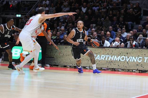 3 Carser EDWARDS Virtus Olidata Match Virtus - AS Monaco 15-10-2025 during Virtus Bologna vs AS Monaco, Basketball Euroleague match in Bologna, Italy, October 15 2025  Copyright: xValentinoxOrsini IPAxSportx xipa-agency.netx xx IPA_66614053 IPA_Agency_IPA66614053