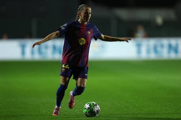 CALCIO - Champions League Women - AS Roma vs FC Barcelona, Barca Rme, Italy October 15, 2025: Ona Batlle of Barcellona seen in action during the 2025 26 UEFA Women s Champions League - Matchday 2 - between AS Roma vs FC Barcellona at Tre Fontane Stadium in Rome Rome Italy  Copyright: xIPAxSport ABACAx