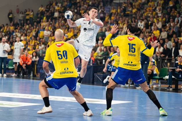 KIELCE 15.10.2025 MECZ 5. KOLEJKA LIGA MISTRZOW PILKA RECZNA MEZCZYZN SEZON 2025 2026 --- MENS HALDBALL EHF CHAMPIONS LEAGUE SEASON 2025 2026 MATCH: INDUSTRIA KIELCE - HBC NANTES AYMERIC MINNE FOT. MICHAL TRZPIS 400MM.PL NEWSPIX.PL --- newspix.pl 