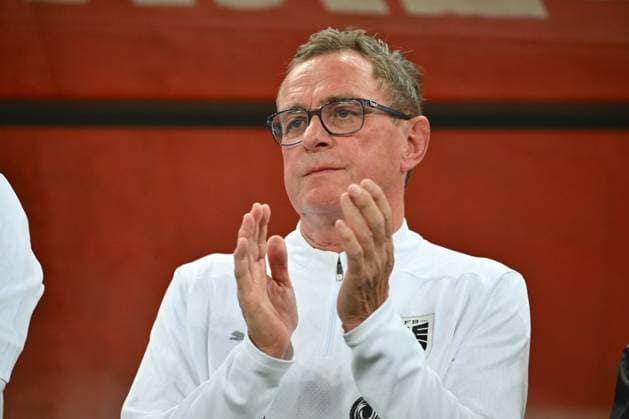 Romania v Austria - FIFA World Cup, WM, Weltmeisterschaft, Fussball 2026 Qualifier Ralf Rangnick of Austria reacts during the FIFA World Cup 2026 qualifier match between Romania and Austria at National Arena in Bucharest, Romania, on October 12, 2025. Bucharest Romania Romania  Copyright: xAlexxNicodimx originalFilename:nicodim-romaniav251012_npawX.jpg