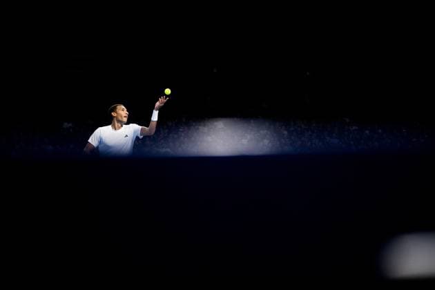 Canadian Felix Auger-Aliassime pictured in action during the European Open ATP, Tennis Herren tennis tournament in Brussels, on Thursday 16 October 2025. This year s edition of the tournament is taking place from 12 to 19 October 2025. JASPERxJACOBS  x136975617x