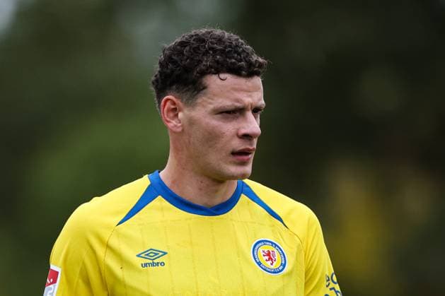 Erencan Yardimci (Eintracht Braunschweig,9) - 2. Fußball Bundesliga Saison 2025-2026 Testspiel 1. FC Magdeburg vs Eintracht Braunschweig auf dem Trainingsplatz an der Avnet Arena - Einzelbild,Aktion,Fußball,Mann,Männer,Deutschland,09.10.2025