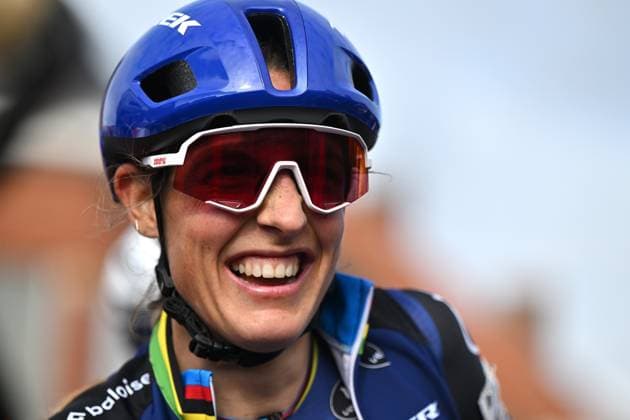 Dutch Lucinda Brand pictured ahead of the women s elite race of the Kermiscross cyclocross cycling event in Ardooie, Thursday 16 October 2025. LUCxCLAESSEN  x136981453x