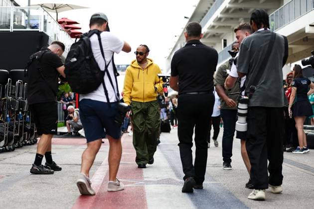 F1 - UNITED STATES GRAND PRIX 2025 HAMILTON Lewis (gbr), Scuderia Ferrari SF-25, portrait during the 2025 Formula 1 United States Grand Prix, 19th round of the 2025 FIA Formula One World Championship, WM, Weltmeisterschaft from October 17 to 19, 2025 on the Circuit of the Americas, in Austin, Texas, United States of America - AustinUnited States  Copyright: xEricxAlonsox