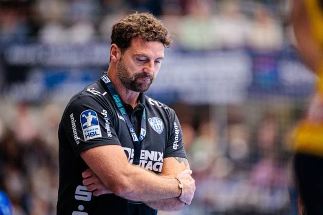Florian Kehrmann (TBV Lemgo Lippe, Trainer) ist enttaeuscht unzufrieden GER, TBV Lemgo Lippe vs. Rhein-Neckar Loewen, Handball, 1. Bundesliga, 9. Spieltag, Spielzeit 2025 2026, 16.10.2025 GER, TBV Lemgo Lippe vs. Rhein-Neckar Loewen, Handball, 1. Bundesliga, 9. Spieltag, Spielzeit 2025 2026, 16.10.2025 Lemgo Copyright: xEibner-Pressefoto JanxRollingerx EP_JSK