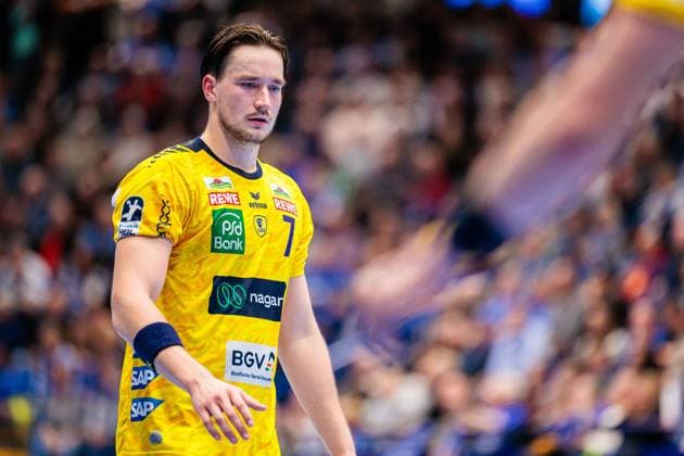 Robert Timmermeister (Rhein-Neckar Loewen, 07) ist enttaeuscht unzufrieden GER, TBV Lemgo Lippe vs. Rhein-Neckar Loewen, Handball, 1. Bundesliga, 9. Spieltag, Spielzeit 2025 2026, 16.10.2025 GER, TBV Lemgo Lippe vs. Rhein-Neckar Loewen, Handball, 1. Bundesliga, 9. Spieltag, Spielzeit 2025 2026, 16.10.2025 Lemgo Copyright: xEibner-Pressefoto JanxRollingerx EP_JSK