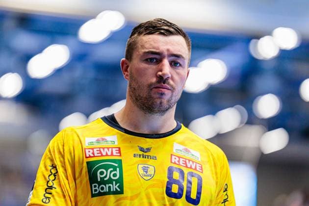 Jannik Kohlbacher (Rhein-Neckar Loewen, 80) ist enttaeuscht traurig nach 25:22 Niederlage GER, TBV Lemgo Lippe vs. Rhein-Neckar Loewen, Handball, 1. Bundesliga, 9. Spieltag, Spielzeit 2025 2026, 16.10.2025 GER, TBV Lemgo Lippe vs. Rhein-Neckar Loewen, Handball, 1. Bundesliga, 9. Spieltag, Spielzeit 2025 2026, 16.10.2025 Lemgo Copyright: xEibner-Pressefoto JanxRollingerx EP_JSK