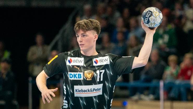16.10.2025, Handball, Herren, Machineseeker, EHF 2025 26, Champions League, Gruppe A, 5. Spieltag, Füchse Berlin - Kolstad Handball Nils Lichtlein (Füchse Berlin) Berlin Max-Schmeling-Halle Brandenburg Deutschland