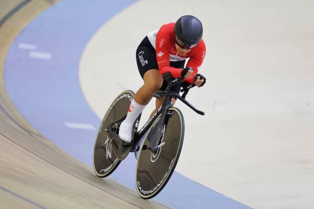 2025 UCI Para-Cycling Track World Championships Picture by Alex Whitehead SWpix.com - 16 10 2025 - Cycling - 2025 UCI Para-Cycling Track World Championships - Rio Olympic Velodrome, Rio de Janeiro, Brazil - WC5 1 Km Time Trial Final - Jessica Law (Canada) Copyright: x xSWpix.comx(t axPhotographyxHubxLtd)xAlexxWhitehead SWpix.comx SWP-3030-9572