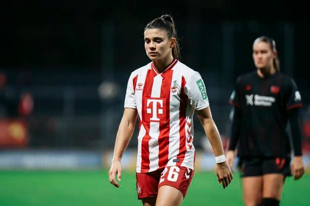 Google Pixel Frauen-Bundesliga: 1.FC Köln- Bayer 04 Leverkusen; 16.10.2025 Martyna Wiankowska (1. FC Köln, 26) Google Pixel Frauen-Bundesliga: 1.FC Köln- Bayer 04 Leverkusen, Franz-Kremer-Stadion ;16.10.2025 Copyright: xBEAUTIFULxSPORTS Freisenx
