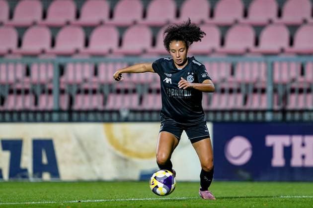 Netherlands: UEFA Women s Europa Cup, Ajax Amsterdam vs GC Frauenfussball, De Toekomst, Amsterdam: Ramona Kannady (19 Grasshopper Club) in Aktion, am Ball Copyright: xDanielaxPorcellix