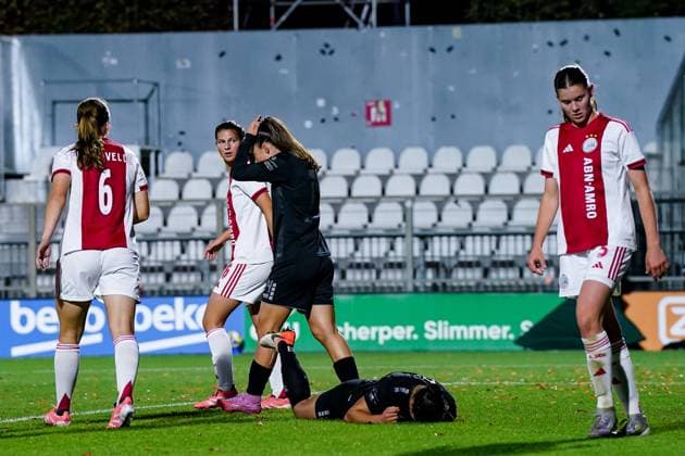 Netherlands: UEFA Women s Europa Cup, Ajax Amsterdam vs GC Frauenfussball, De Toekomst, Amsterdam: Kayla Jay Mckenna (12 Grasshopper Club) nach einer verpassten Torchance Copyright: xDanielaxPorcellix