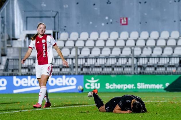 Netherlands: UEFA Women s Europa Cup, Ajax Amsterdam vs GC Frauenfussball, De Toekomst, Amsterdam: Kayla Jay Mckenna (12 Grasshopper Club) nach einer verpassten Torchance Copyright: xDanielaxPorcellix