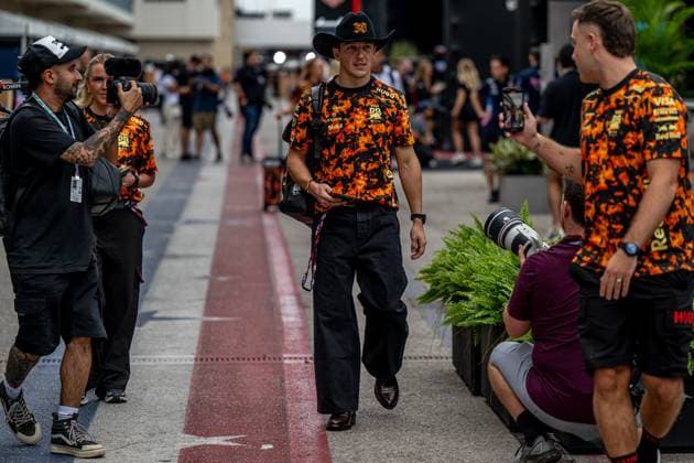 AUSTIN, TEXAS, UNITED STATES: Liam Lawson, racing for the Racing Bulls team during the 2025 Formula 1 United States Grand Prix at the Circuit of the Americas in Austin, Texas, United States