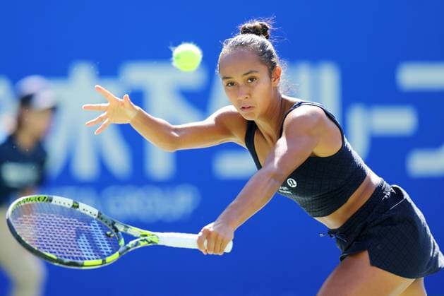 Leylah Fernandez (CAN). OCTOBER 17, 2025 - Tennis : Kinoshita Group Japan Open Tennis Championships 2025 Women s Singles Quarter-final at Morita Tennis Center Utsubo in Osaka, Japan. Noxthirdxpartyxsales  aflo_307168490
